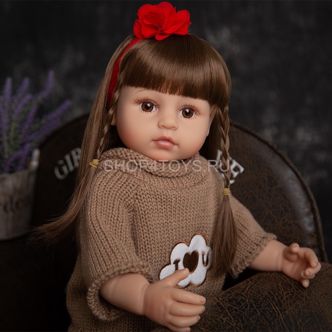 Реборн силиконовая девочка Мишель