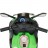 Детский электромотоцикл Kawasaki Ninja (12V, EVA, спидометр, ручка газа) - DLS07-GREEN