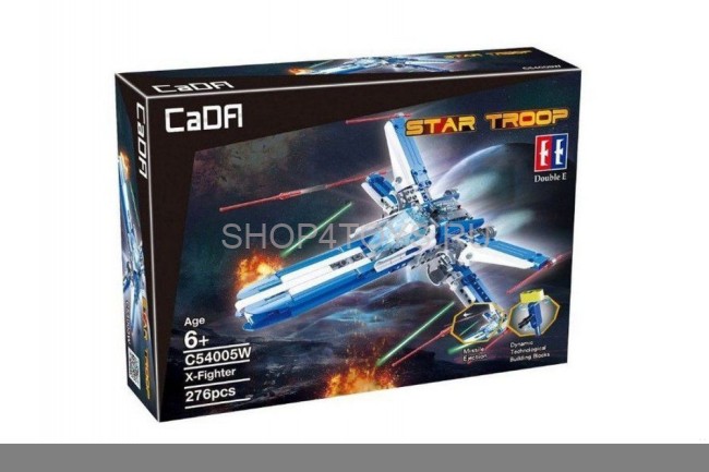 Конструктор Cada Звездный истребитель, 276 деталей - C54005W Конструктор Cada Звездный истребитель, 276 деталей - C54005W