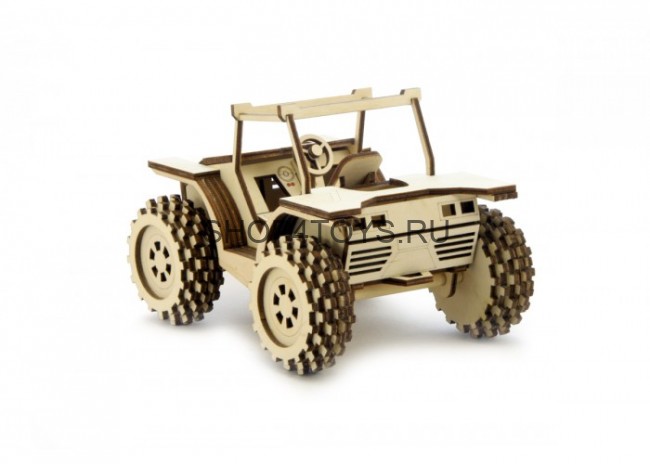 Конструктор 3D деревянный подвижный Lemmo Багги - АВ-4 Конструктор 3D деревянный подвижный Lemmo Багги - АВ-4