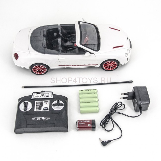Радиоуправляемая машина MZ Bentley Continental GT Supersport ISR 2011 White 1:14, открываюся двери и капот - MZ-2249J Радиоуправляемая машина MZ Bentley Continental GT Supersport ISR 2011 White 1:14, открываюся двери и капот - MZ-2249J