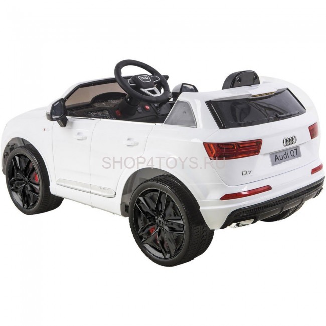 Детский электромобиль Audi Q7 LUXURY 2.4G - White - HL159-LUX-W Детский электромобиль Audi Q7 LUXURY 2.4G - White - HL159-LUX-W