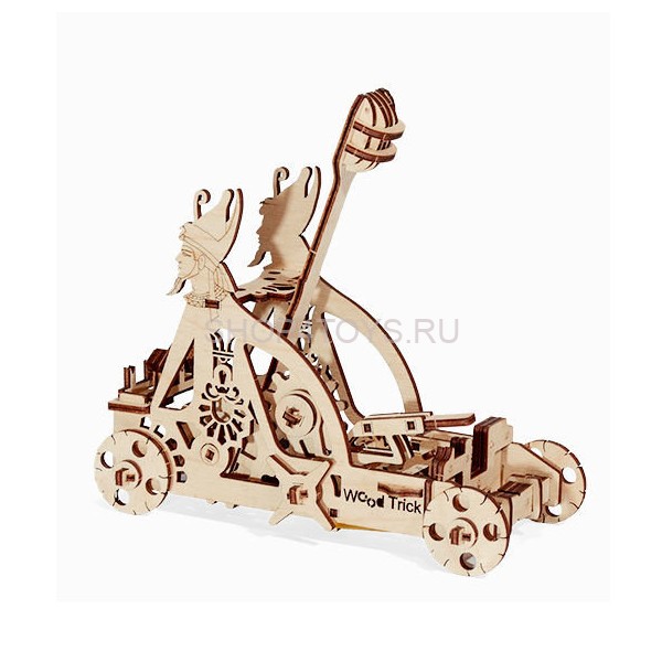 Механический 3D-пазл из дерева Wood Trick Катапульта - 1234-9 Механический 3D-пазл из дерева Wood Trick Катапульта - 1234-9