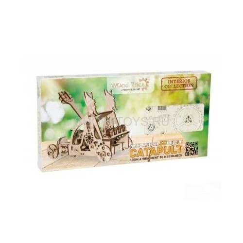 Механический 3D-пазл из дерева Wood Trick Катапульта - 1234-9 Механический 3D-пазл из дерева Wood Trick Катапульта - 1234-9