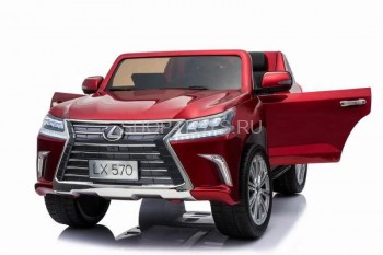 Детский электромобиль Lexus LX570 4WD MP3 - DK-LX570-RED-PAINT Детский электромобиль Lexus LX570 4WD MP3 - DK-LX570-RED-PAINT – это легендарный двухместный внедорожник с полным приводом для детей в возрасте от 1 года до 8 лет.