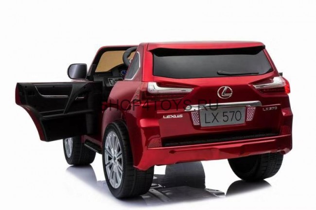 Детский электромобиль Lexus LX570 4WD MP3 - DK-LX570-RED-PAINT Детский электромобиль Lexus LX570 4WD MP3 - DK-LX570-RED-PAINT