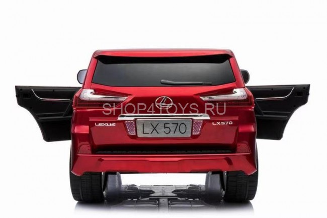 Детский электромобиль Lexus LX570 4WD MP3 - DK-LX570-RED-PAINT Детский электромобиль Lexus LX570 4WD MP3 - DK-LX570-RED-PAINT