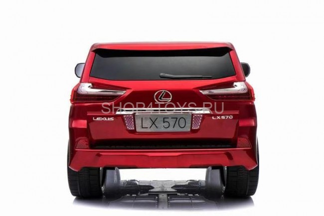 Детский электромобиль Lexus LX570 4WD MP3 - DK-LX570-RED-PAINT Детский электромобиль Lexus LX570 4WD MP3 - DK-LX570-RED-PAINT