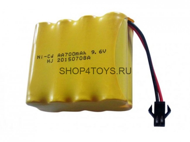 Аккумулятор Ni-Cd 9.6v 700mah (разъем YP) - NICD-96R-700-YP Аккумулятор Ni-Cd 9.6v 700mah (разъем YP) - NICD-96R-700-YP