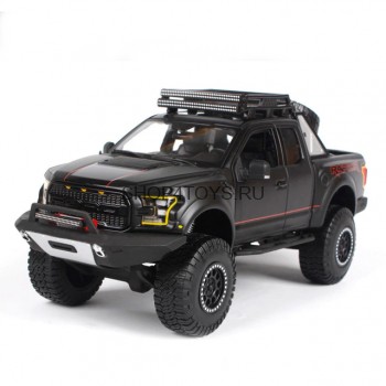 Металлическая модель Maisto Ford F-150 Partor Pickup Black 2017 1:24 - 32520 Металлическая модель Maisto Ford F-150 Partor Pickup Black 2017 1:24 - 32520