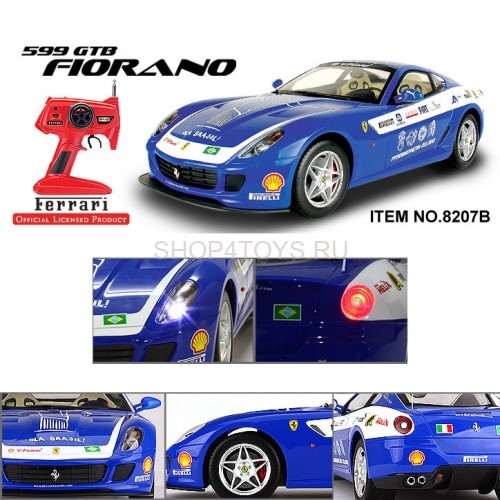 Радиоуправляемая машина MJX Ferrari 599 GTB Fiorano PANAMERICAN 1:10 - 8207B Радиоуправляемая машина MJX Ferrari 599 GTB Fiorano PANAMERICAN 1:10 - 8207B