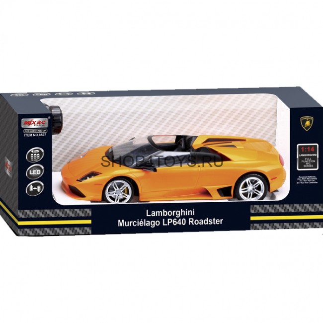 Радиоуправляемая машина Ламборджини MJX Lamborghini Murcielago LP640 Roadster 1:14 - 8537 Радиоуправляемая машина Ламборджини MJX Lamborghini Murcielago LP640 Roadster 1:14 - 8537