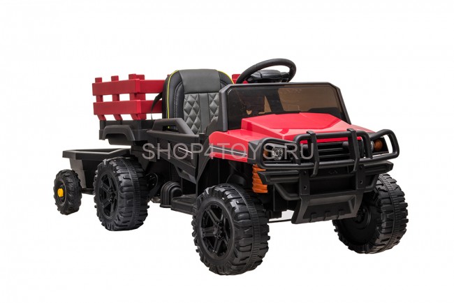 Детский электромобиль Bettyma квадроцикл с прицепом 2WD 12V - BDM0926-RED Детский электромобиль Bettyma квадроцикл с прицепом 2WD 12V - BDM0926-RED