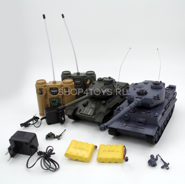 Радиоуправляемый танковый бой Советский и Немецкий танк 1:28 - 99824 Радиоуправляемый танковый бой Советский и Немецкий танк 1:28 - 99824