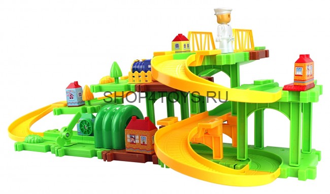 Детский автотрек-железная дорога Happy Commander - HC1512