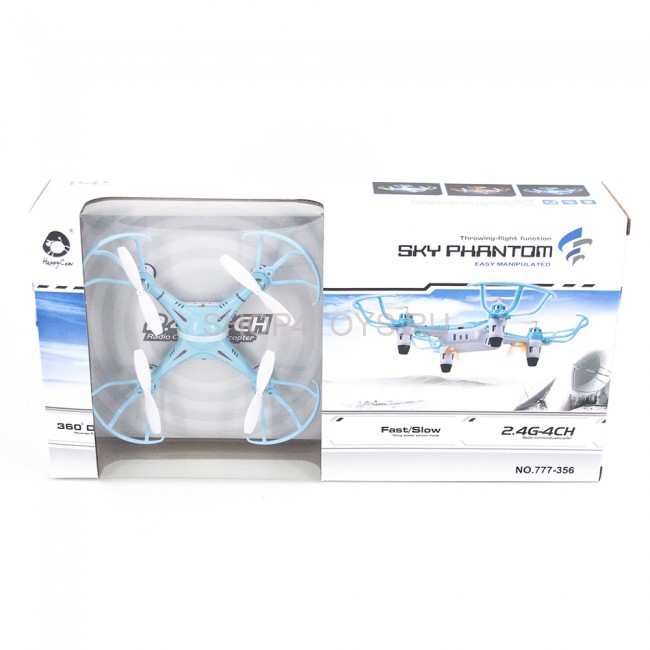 Радиоуправляемый квадрокоптер Happy Cow Sky Phantom 2.4G - 777-356 Радиоуправляемый квадрокоптер Happy Cow Sky Phantom 2.4G - 777-356