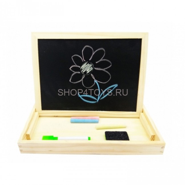 Двухсторонняя магнитная доска с подставкой и магнитами (Роботы) - 2015 Двухсторонняя магнитная доска с подставкой и магнитами (Роботы) - 2015