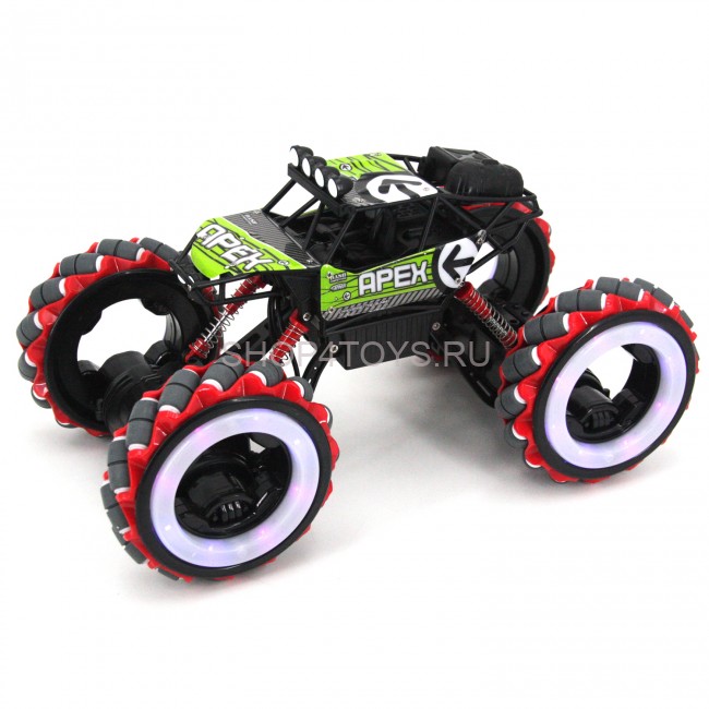 Радиоуправляемый джип для дрифта Yearoo (часы + пульт) 1:12 - 668-1A-GREEN