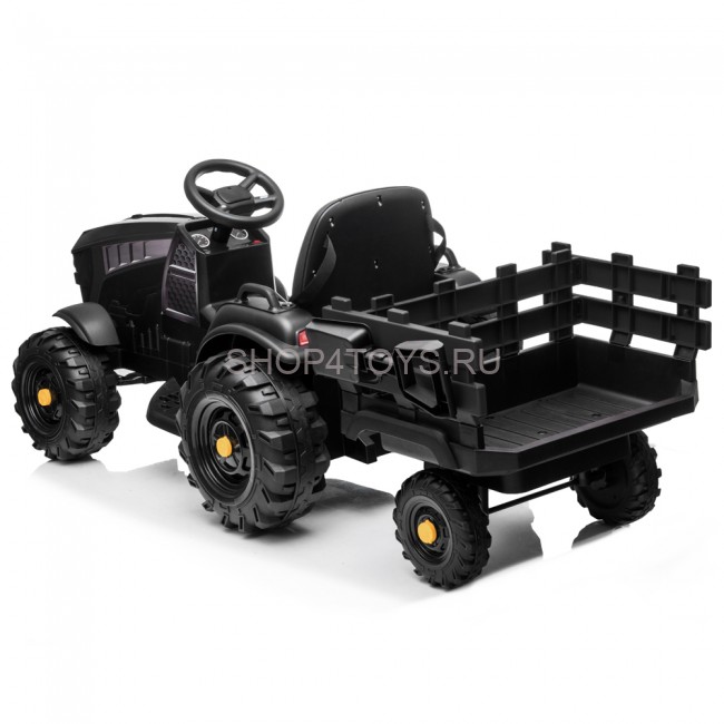 Детский электромобиль Bettyma трактор с прицепом 2WD 12V - BDM0925-BLACK Детский электромобиль Bettyma трактор с прицепом 2WD 12V - BDM0925-BLACK