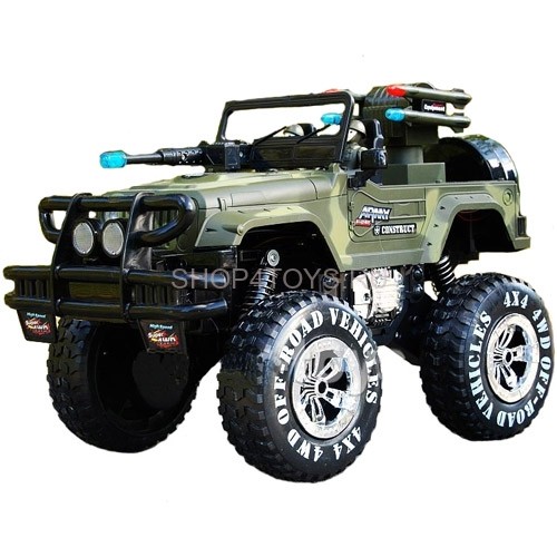 Радиоуправляемый военный джип Land Battles 1:10 - MYX302 Радиоуправляемый военный джип Land Battles 1:10 - MYX302