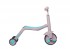 Детский самокат-беговел с музыкой 3в1 (самокат, беговел, велосипед) - FL-868 серо-синий
