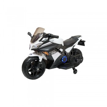 Детский электромотоцикл Kawasaki Ninja (12V, EVA, спидометр, ручка газа) - DLS07-WHITE Детский электромотоцикл Kawasaki Ninja (12V, EVA, спидометр, ручка газа) - DLS07-WHITE