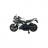 Детский электромотоцикл Kawasaki Ninja (12V, EVA, спидометр, ручка газа) - DLS07-WHITE