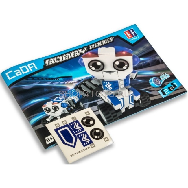 Конструктор CaDA Робот BOBBY, 195 деталей - C52018W Конструктор CaDA Робот BOBBY, 195 деталей - C52018W