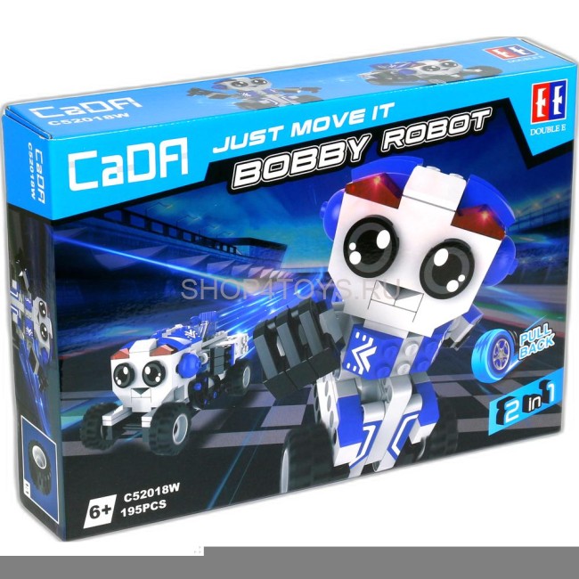 Конструктор CaDA Робот BOBBY, 195 деталей - C52018W Конструктор CaDA Робот BOBBY, 195 деталей - C52018W