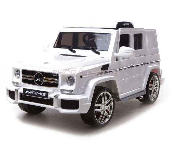 Детский электромобиль Mercedes Benz G63 LUXURY 2.4G - White - HL168-LUX-W