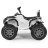 Детский квадроцикл Grizzly ATV White 12V с пультом управления 2.4G- BDM0906