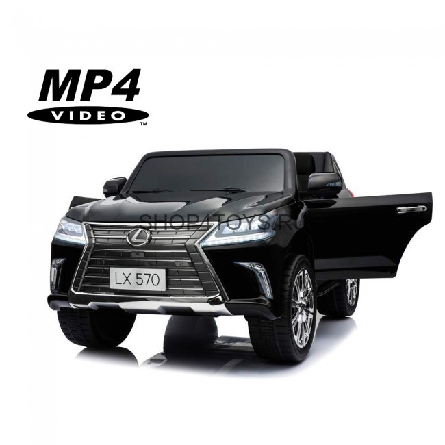 Детский электромобиль Lexus LX570 4WD MP4 - DK-LX570-BLACK-PAINT-MP4 Детский электромобиль Lexus LX570 4WD MP4 - DK-LX570-BLACK-PAINT-MP4