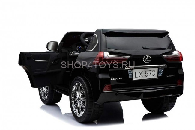 Детский электромобиль Lexus LX570 4WD MP4 - DK-LX570-BLACK-PAINT-MP4 Детский электромобиль Lexus LX570 4WD MP4 - DK-LX570-BLACK-PAINT-MP4