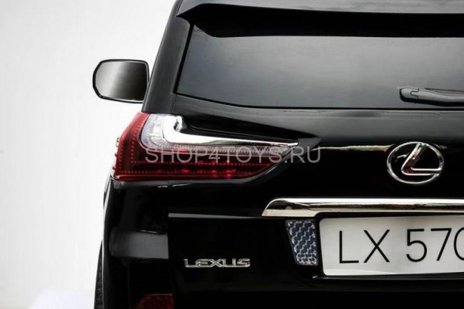 Детский электромобиль Lexus LX570 4WD MP4 - DK-LX570-BLACK-PAINT-MP4 Детский электромобиль Lexus LX570 4WD MP4 - DK-LX570-BLACK-PAINT-MP4