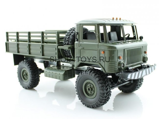 Радиоуправляемая грузовая машина WPL Газ 66 Зеленый 1:16 - WPLB-24 Радиоуправляемая грузовая машина WPL Газ 66 Зеленый 1:16 - WPLB-24
