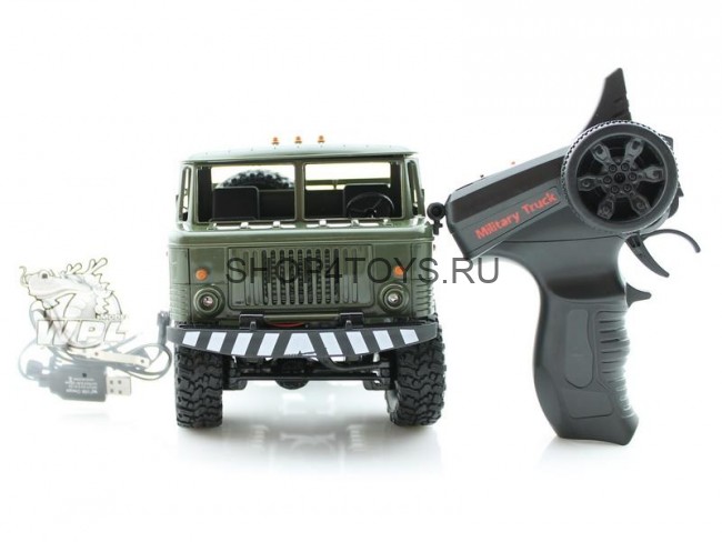 Радиоуправляемая грузовая машина WPL Газ 66 Зеленый 1:16 - WPLB-24 Радиоуправляемая грузовая машина WPL Газ 66 Зеленый 1:16 - WPLB-24