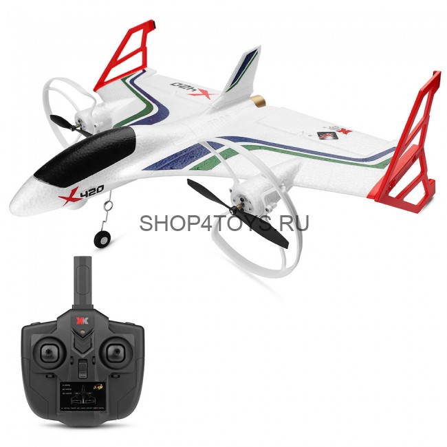 Радиоуправляемый самолет WL Toys X420 VTOL RTF 2.4G - X420