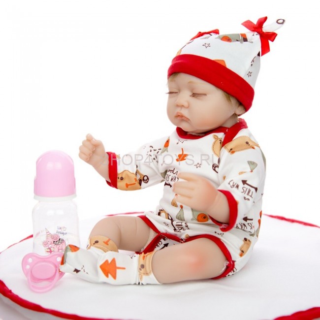 Реборн спящая девочка Машенька