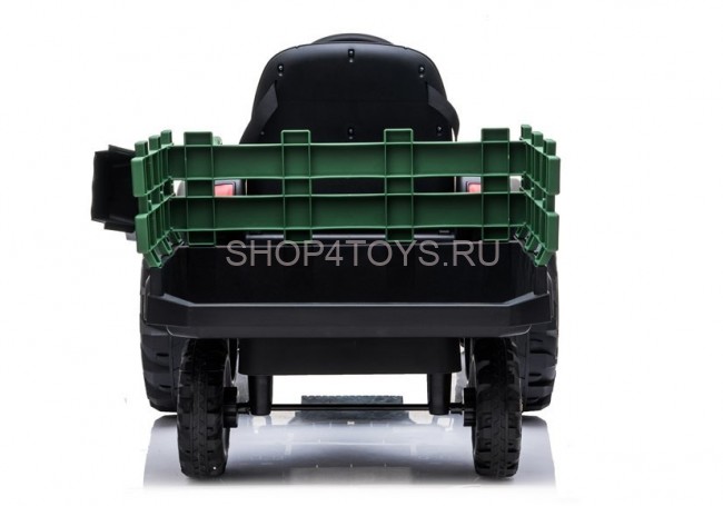 Детский электромобиль Bettyma трактор с прицепом 2WD 12V - BDM0925-GREEN