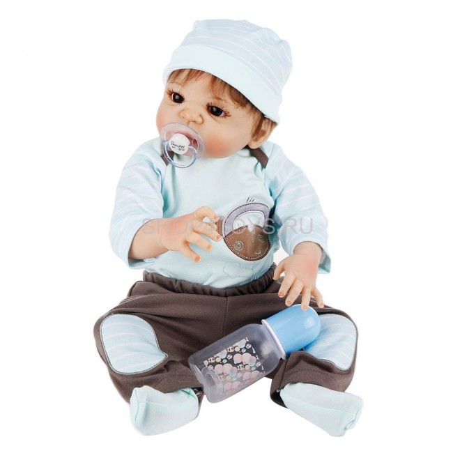 Реборн силиконовый мальчик Костик