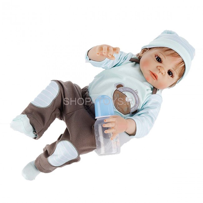 Реборн силиконовый мальчик Костик