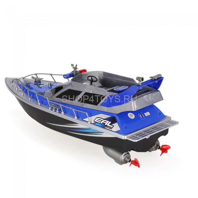 Радиоуправляемый полицейский катер 1:20 2.4G - HT-2875B-BLUE Радиоуправляемый полицейский катер 1:20 2.4G - HT-2875B-BLUE