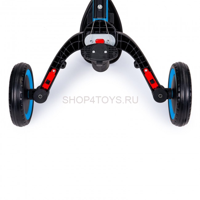 Детский беговел-велосипед 4в1 с родительской ручкой, синий - TR007-BLUE Детский беговел-велосипед 4в1 с родительской ручкой, синий - TR007-BLUE