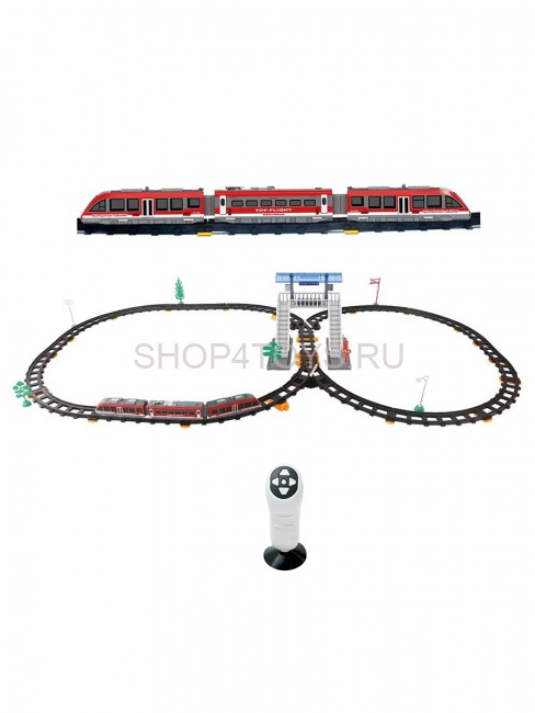Железная дорога с пультом управления (поезд Красная стрела, длина 434 см, свет, звук) - LQ-2812Y Железная дорога с пультом управления (поезд Красная стрела, длина 434 см, свет, звук) - LQ-2812Y