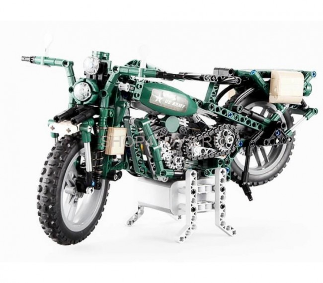 Конструктор Double E Cada Technics мотоцикл (550 деталей, электропривод) - C51022W Конструктор Double E Cada Technics мотоцикл (550 деталей, электропривод) - C51022W