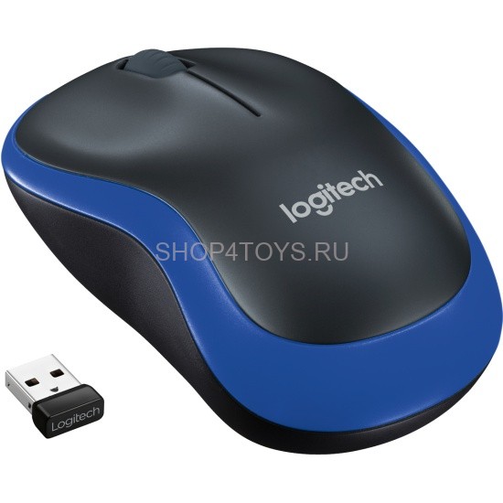 Беспроводная мышь Logitech M185 Blue - 910-002632 Беспроводная мышь Logitech M185 Blue - 910-002632