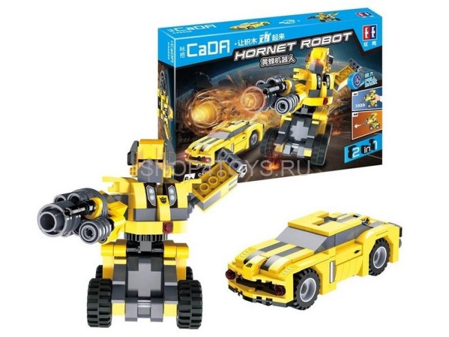 Конструктор CaDA Робот трансформер HORNET, 267 деталей - C52020W Конструктор CaDA Робот трансформер HORNET, 267 деталей - C52020W