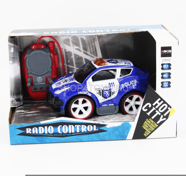Радиоуправляемая машина седан Полиция для малышей 1:18 - 7777-33