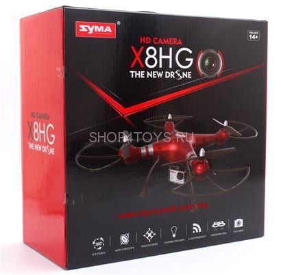 Радиоуправляемый квадрокоптер Syma X8HG с барометром и 8MP HD камерой - X8HG Радиоуправляемый квадрокоптер Syma X8HG с барометром и 8MP HD камерой - X8HG