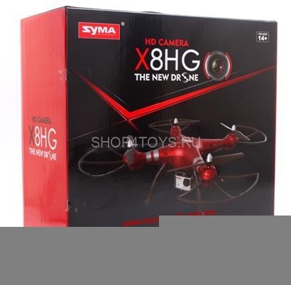 Радиоуправляемый квадрокоптер Syma X8HG с барометром и 8MP HD камерой - X8HG Радиоуправляемый квадрокоптер Syma X8HG с барометром и 8MP HD камерой - X8HG